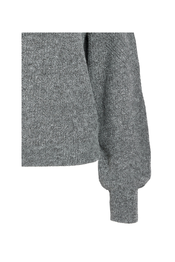 NMNOLA L/S RAGLAN O-NECK KNIT FWD 27034887 Medium Grey Melange